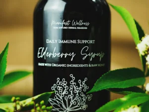 Elderberry Syrup made with Organic Ingredients