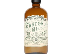 Organic Cold Pressed Castor Oil Hexane Free USA bottled