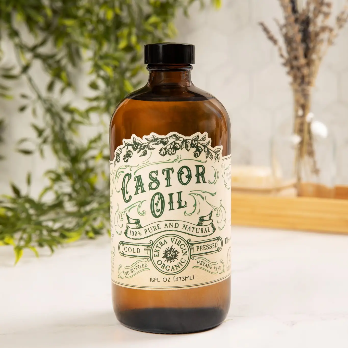 Organic Cold Pressed Castor Oil Hexane Free USA bottled - Image 5