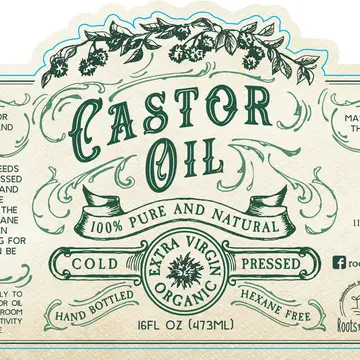 Organic Cold Pressed Castor Oil Hexane Free USA bottled - Image 2