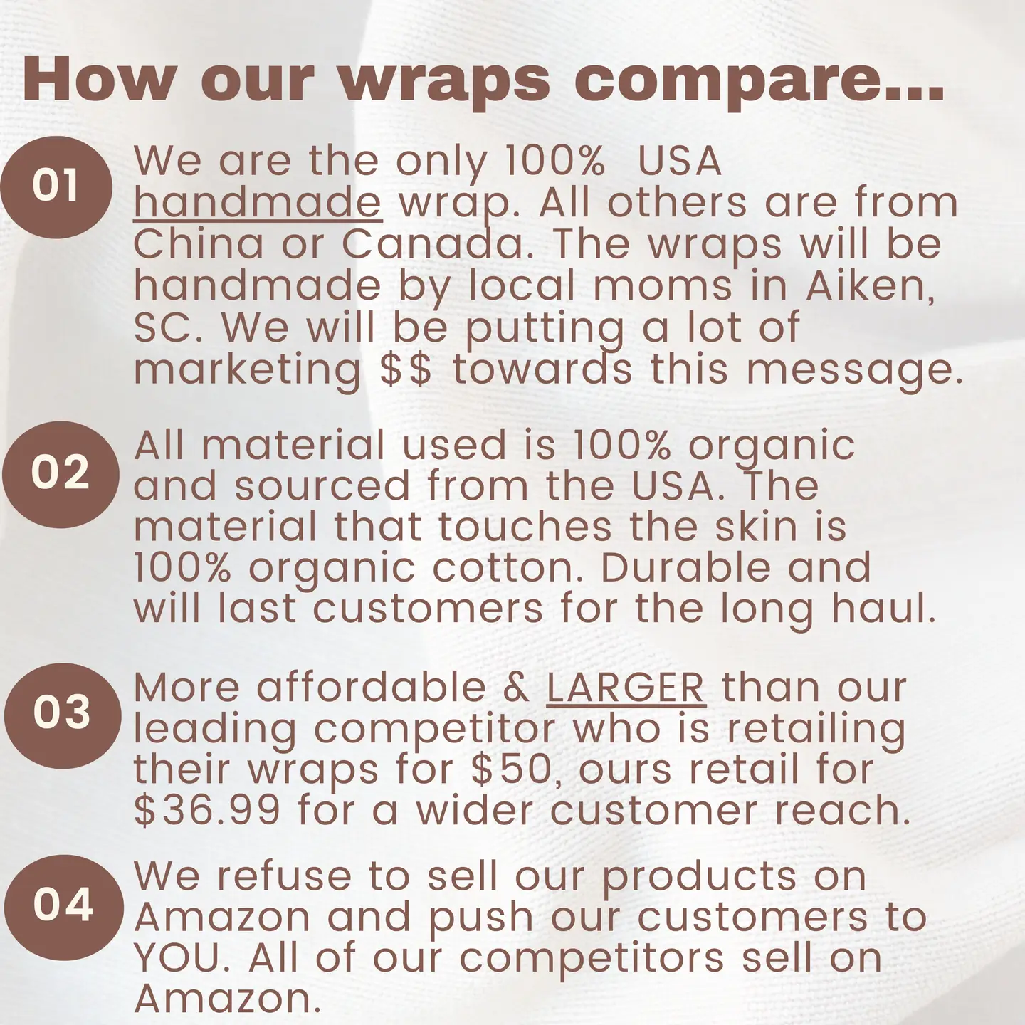 Castor Oil Wrap 100% Organic USA Handmade - Image 9