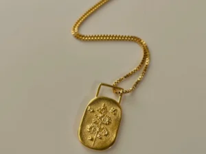 Bloom Affirmation Necklace- Gold