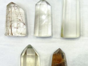 Clear Quartz Point with Inclusions (35 - 38 g)