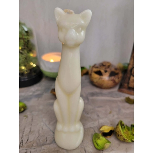 Decorative Ritual Cat-Shaped Candle Cat Candle Ritual - Image 3