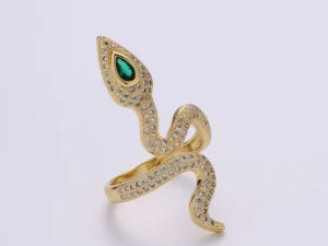 Gold Snake Ring, Serpent Ring, Gold Ring, Wrap Ring, Snake G