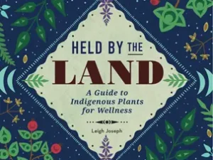 Cover of Held by the Land: A Guide to Indigenous Plants for Wellness – A comprehensive guide to native plants for healing, nourishment, and beauty, inspired by Squamish traditions.