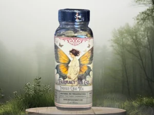 Indigo Chai Dark and Deep Tea in A Glass Jar
