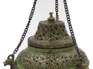 Tibetan Traditional Hanging Incense Burner Copper
