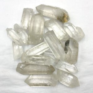 Bulk Rough Minerals - Clear Quartz Points Mixed Sizes (2.2 lb)