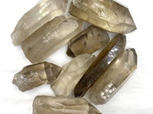 Bulk Rough Minerals - Smokey Quartz Points Mixed Sizes (1 lb)