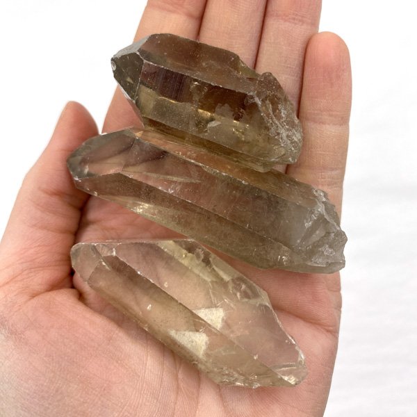 Bulk Rough Minerals - Smokey Quartz Points Mixed Sizes (1 lb) - Image 3