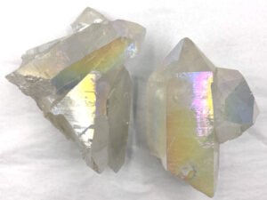 Clear Quartz Angel Aura Clusters - Large