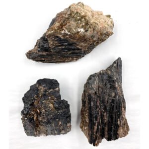 Black Tourmaline / Mica Rough - Medium