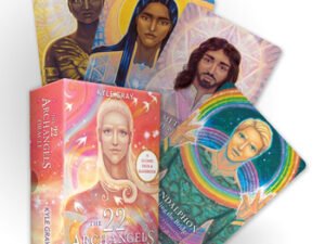 Alt Text: 22 Archangels Oracle Deck featuring 22 beautifully illustrated cards representing divine angelic guidance, protection, and healing. Includes messages from Archangels Michael, Gabriel, Raziel, and more, designed to support spiritual growth, intuition, and transformation.