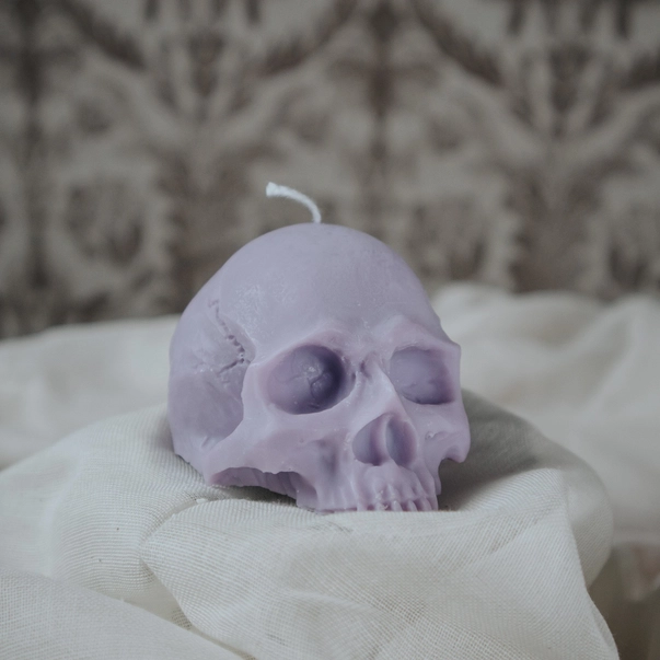 Half Skull | Pillar Candle - Image 12