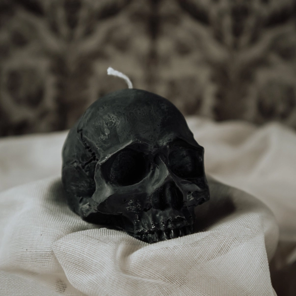 Half Skull | Pillar Candle - Image 6