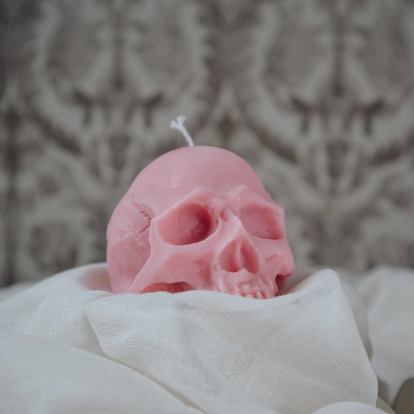 Half Skull | Pillar Candle - Image 10