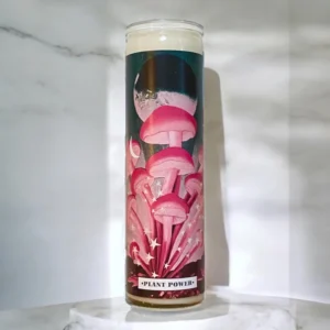 Plant Power Ritual Altar Candle