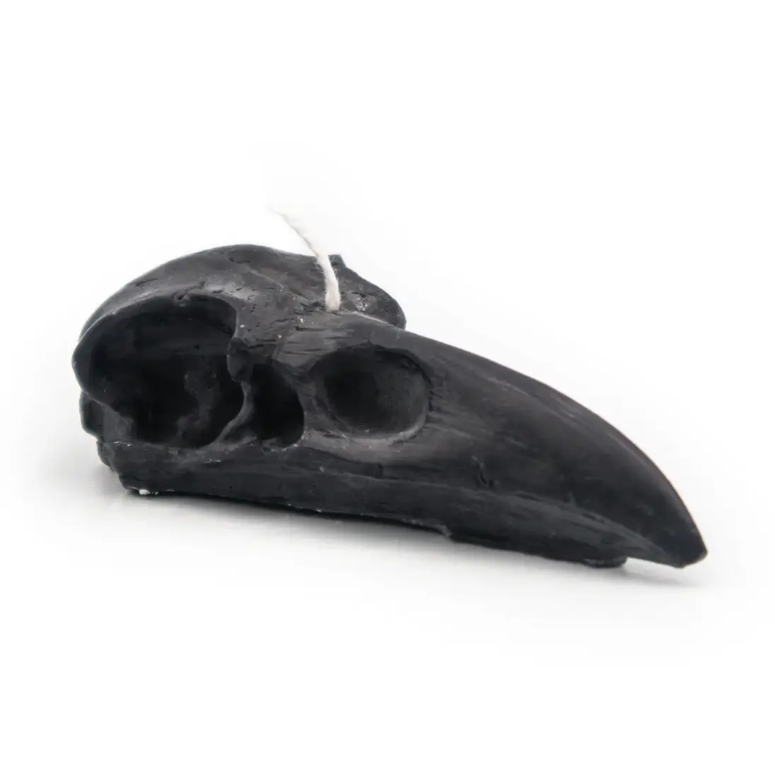Large Raven Skull Candle | Pillar