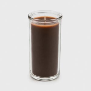 Brown 2 Day Prayer Candle for Stability & Security