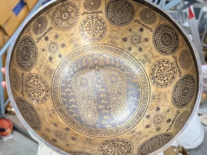 Hand-Hammered Tibetan Singing Bowl For Sound Healing