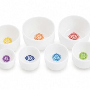 7 Chakra Crystal Singing Bowl Set