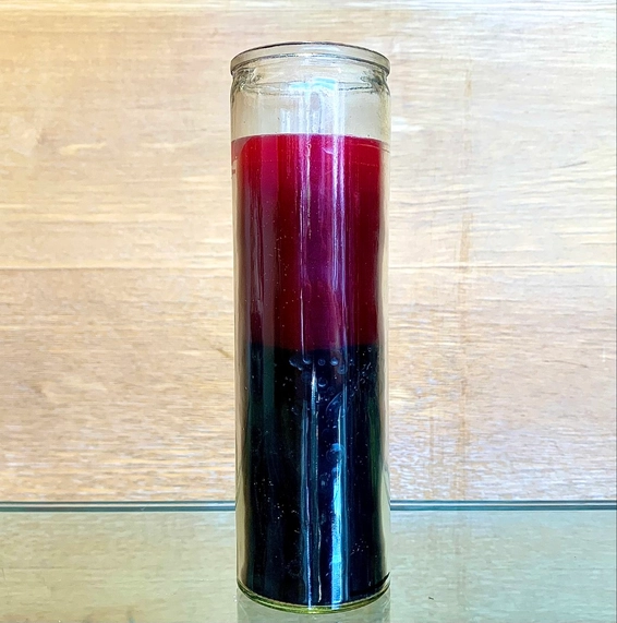 Black with Red 7 Day Reversing Prayer Candle - Image 5