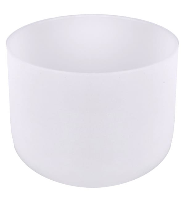 Third Eye Chakra Frosted Quartz Crystal Singing Bowl | Quartz Sound Healing Meditation Bowl 8 " - Image 2