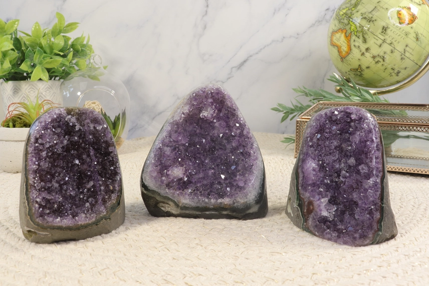 Natural Amethyst Druzy Cluster Decor - Image 15