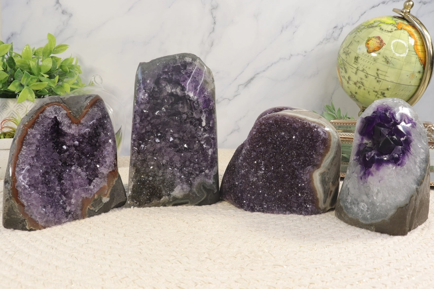 Natural Amethyst Druzy Cluster Decor - Image 16