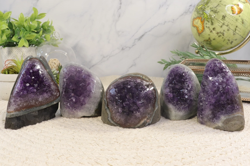 Natural Amethyst Druzy Cluster Decor - Image 7