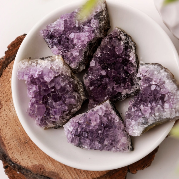 Amethyst Mini Crystal Clusters (Pack of 10) - Image 3