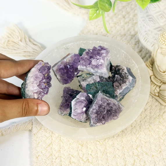 Amethyst Mini Crystal Clusters (Pack of 10)