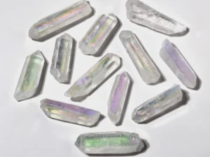 Angel Aura Quartz Crystal Points (12 Pieces)