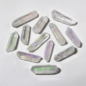 Angel Aura Quartz Crystal Points (12 Pieces)
