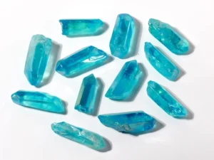 Aqua Aura Crystal Quartz Points