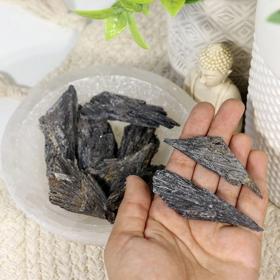 Black Kyanite Crystals (Pack of 10) - Image 5