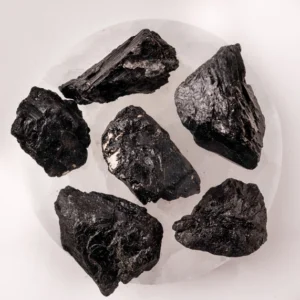 Black Tourmaline Gemstones (Pack of 10)