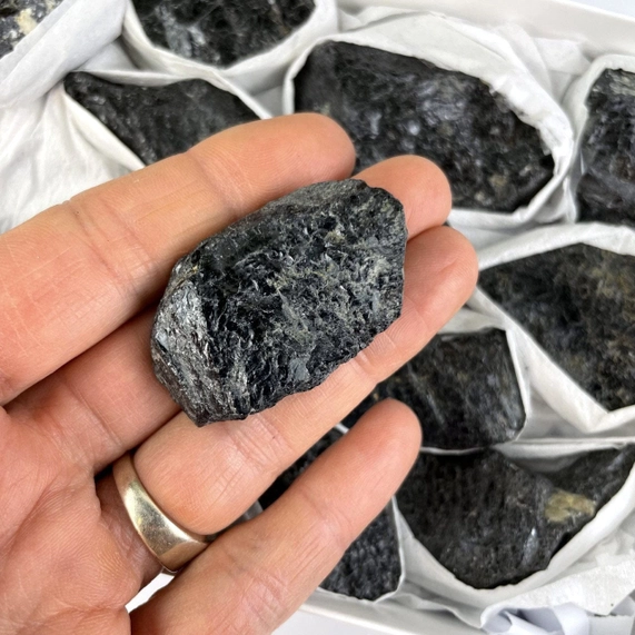 Raw Black Tourmaline Crystal Cluster Box - Image 6