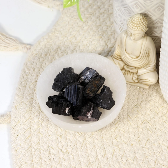 Black Tourmaline Gemstones (Pack of 10) - Image 6