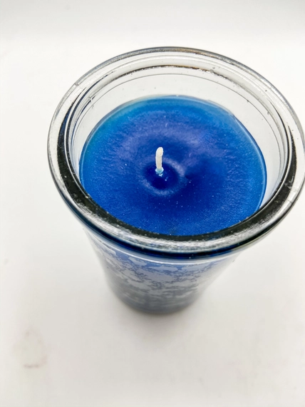 Blue 2 Day Prayer Candle - Image 4