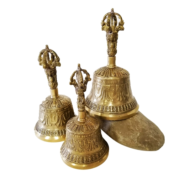 Brass Bell Tingshas - Image 2
