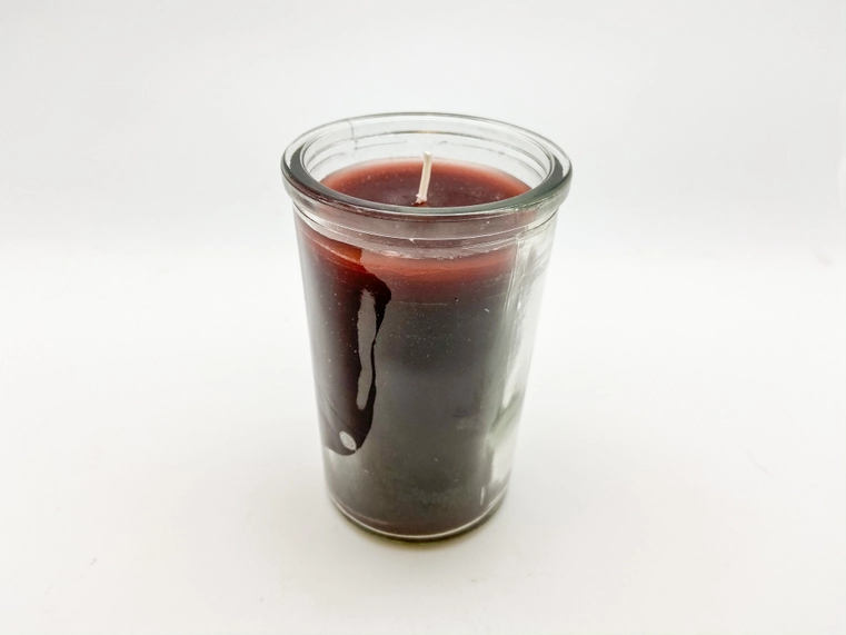 Brown 2 Day Prayer Candle for Stability & Security