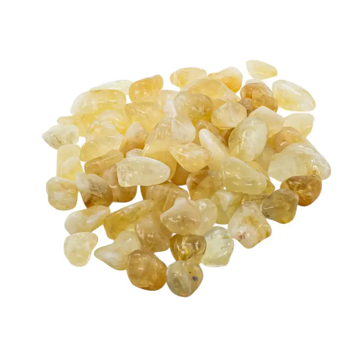 Natural Citrine Tumbled Stones 1KG (2.2 lb)