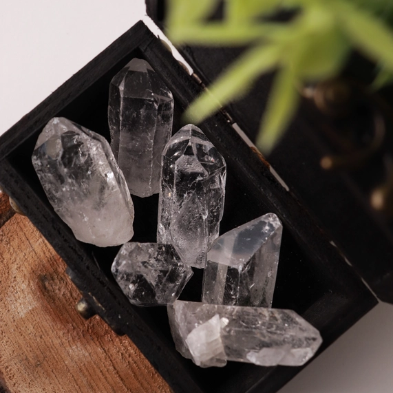 Natural Clear Quartz Crystal Points (Pack of 10) - Image 2