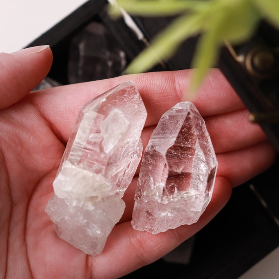 Natural Clear Quartz Crystal Points (Pack of 10) - Image 3