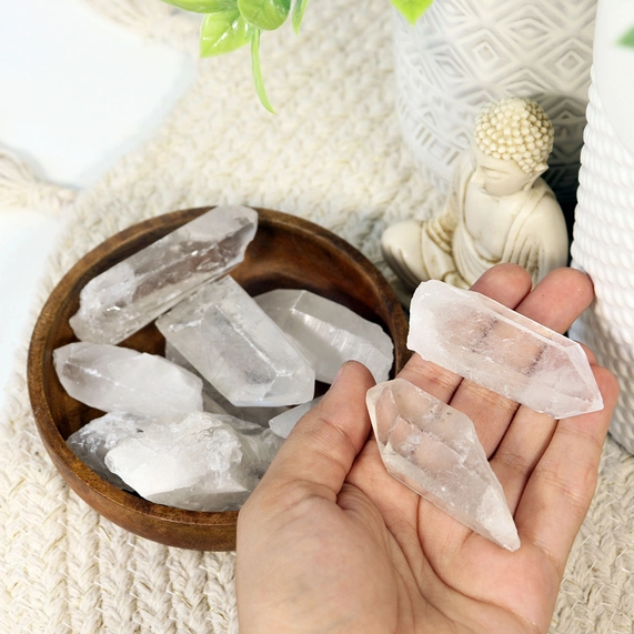 Natural Clear Quartz Crystal Points (Pack of 10) - Image 7