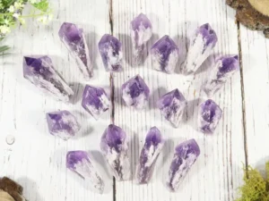 1 lb Elestial Amethyst Points