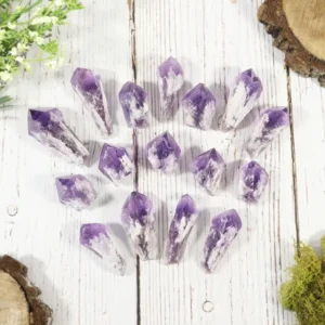 1 lb Elestial Amethyst Points
