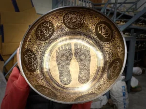 Extra Large Buddha Foot Singing Bowl For Chakra Balancing